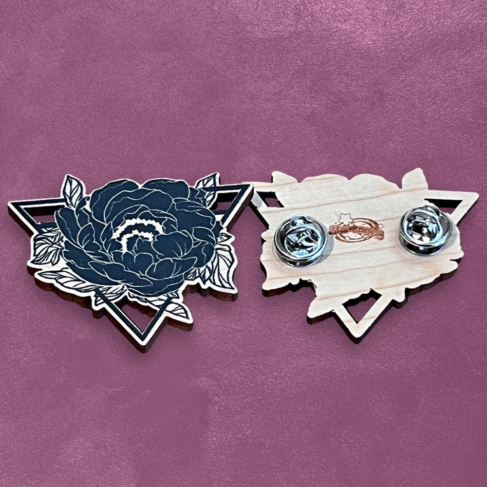 Custom UV Printed Wooden Pins (USA Made) - Alchemy Merch Custom UV Printed Wooden Pins (USA Made) - Alchemy Merch