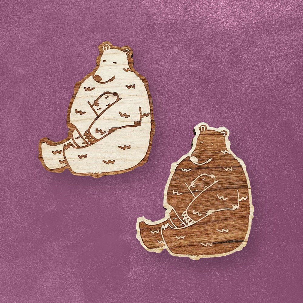Custom Wooden Pins (USA Made) - Alchemy Merch - Make your own custom Wooden Pins (USA Made) - custom merchandise
