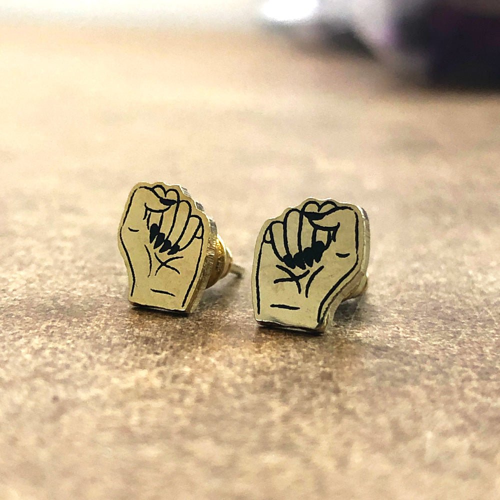 Custom Soft Enamel - Earrings - Alchemy Merch - Make your own custom Soft Enamel - Earrings - custom merchandise