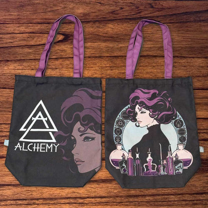 Flat Bottom Tote Bags - Alchemy Merch