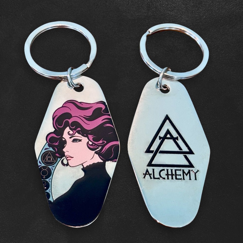 Metal Motel UV Keychains - Alchemy Merch