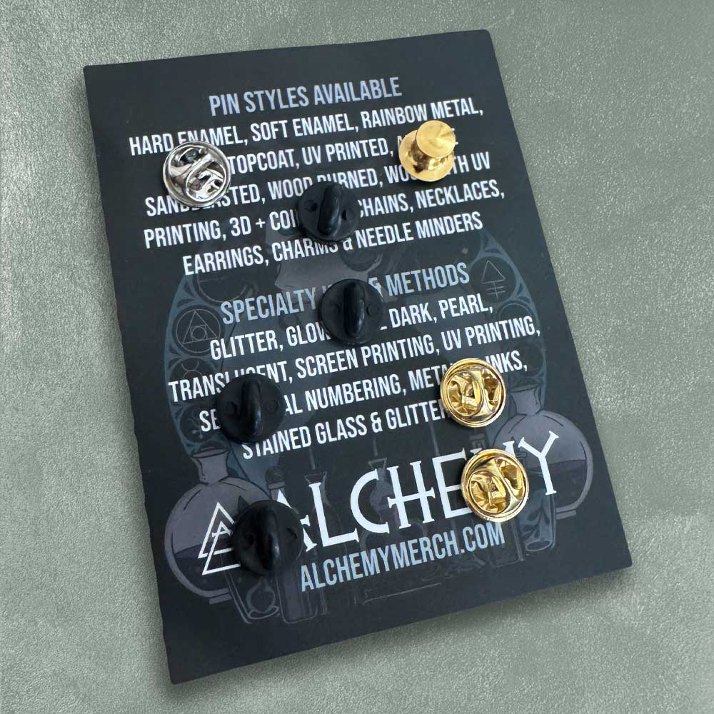 Pin Styles Example Set - Alchemy Merch