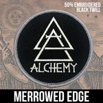 Custom 50% Embroidered Patches - Alchemy Merch - Make your own custom 50% Embroidered Patches - custom merchandise