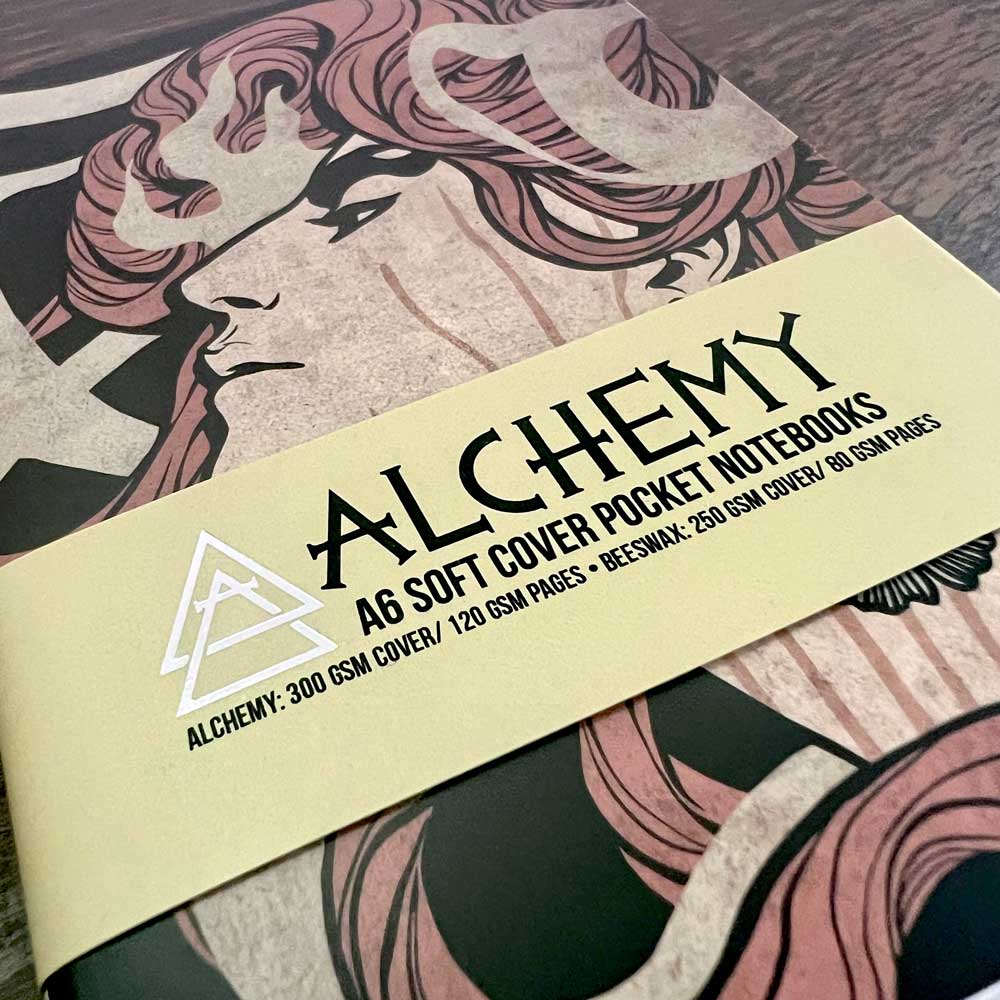 Custom A5 Soft Cover Pocket Notebooks - Alchemy Merch - Make your own custom A5 Soft Cover Pocket Notebooks