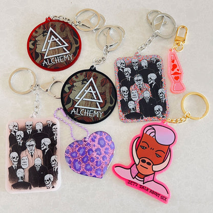 Acrylic Charms - Colored Plastics - Alchemy Merch