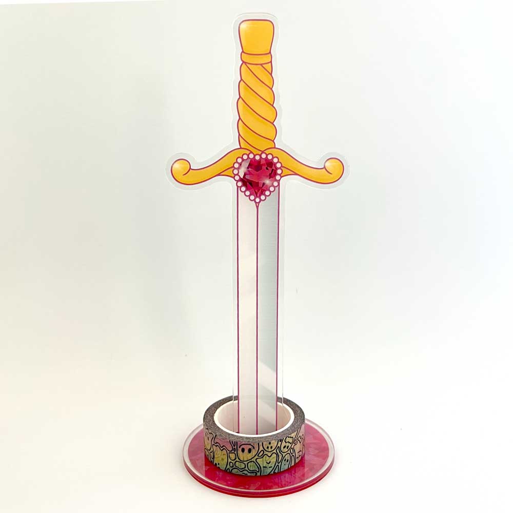 Custom Acrylic Washi Stand - Alchemy Merch - Make your own custom Acrylic Washi Stand - custom merchandise