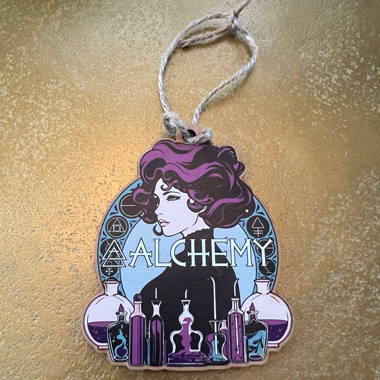 Wooden Ornaments (US Made) - Alchemy Merch