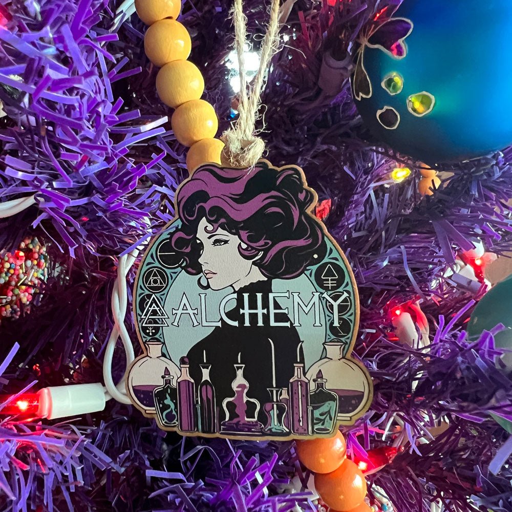 Wooden Ornaments (USA Made) - Alchemy Merch