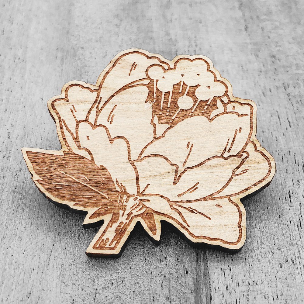 Wooden Pins (USA Made) - Alchemy Merch